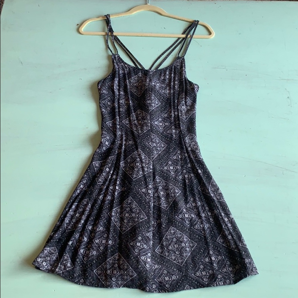 Black dress with design